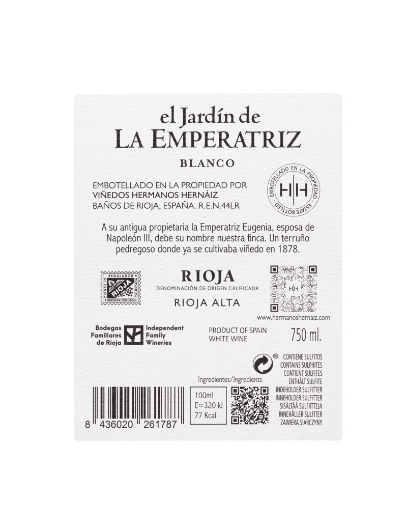 El Jardín de La Emperatriz Blanco