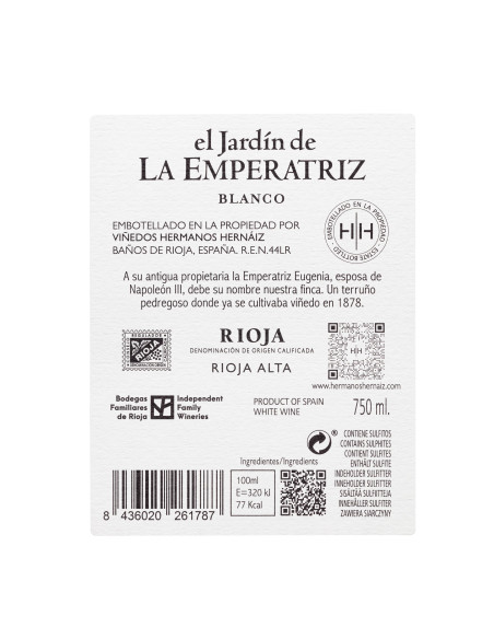 El Jardín de La Emperatriz Blanco