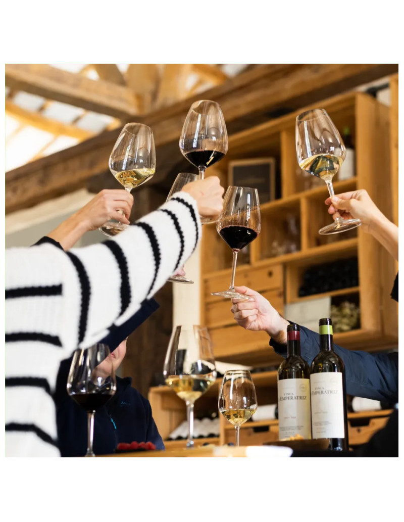 Cata maridaje 4 vinos Finca La Emperatriz