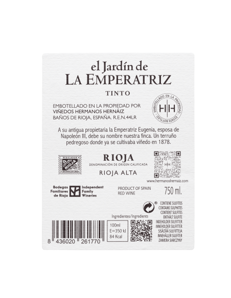 El Jardín de La Emperatriz Tinto 2021