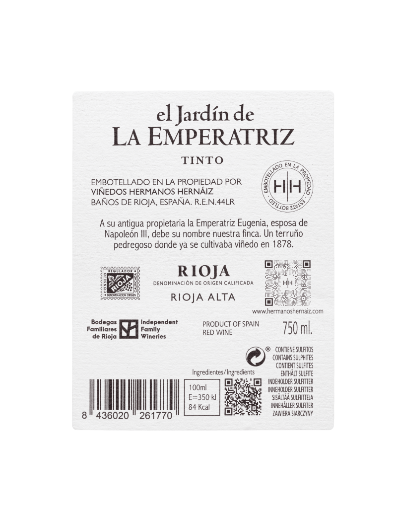 El Jardín de La Emperatriz Tinto 2021 estuche Magnum