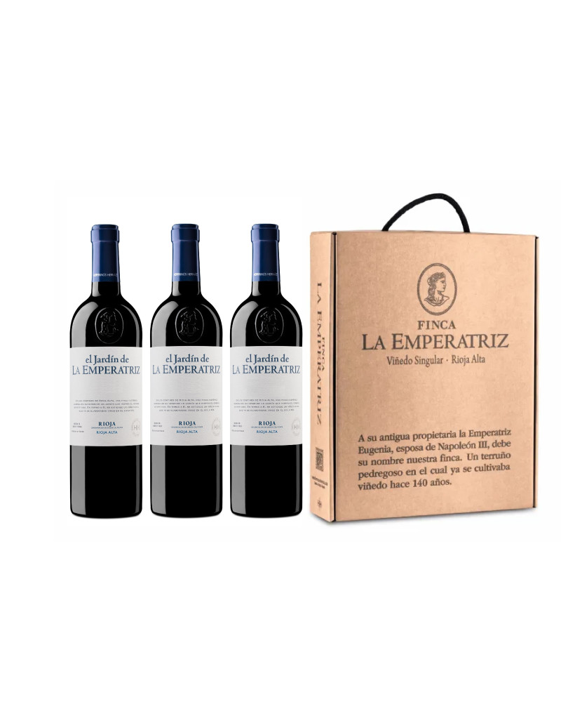 El Jardín de La Emperatriz Tinto estuche 3 botellas